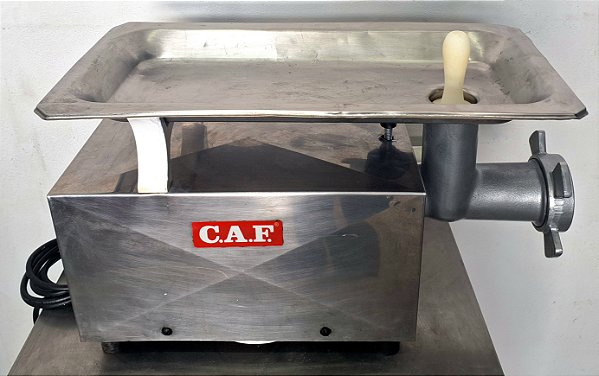 Moedor Picador De Carne Elétrico Inox Boca 22 CAF 22 - 220v [Usado]