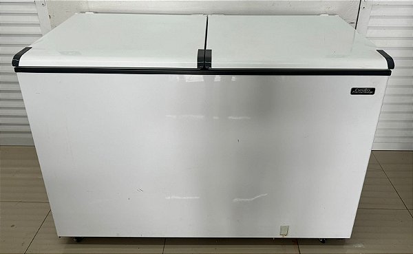 Freezer Esmaltec 468L 2 Portas Horizontal Degelo Manual ECH500 - Branco - 220 Volts [Seminovo] *Fabricação 2023
