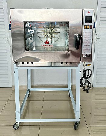 Forno Turbo 5 Esteiras A Gás Prp-5000 Nl Progás [Seminovo] * Fabricação 10/2023 - Acompanha Mangueira e esteiras (5)