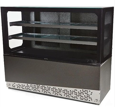 Vitrine Refrigerada BGVR 1,50mm Linha Black Gourmet Polar [Seminova] * Fabricação 31/08/2023
