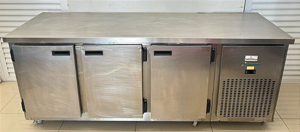 Balcão Refrigerado Sem Encosto Em Inox 2,00m 220V Kbsc-200D - Kofisa [Usado]