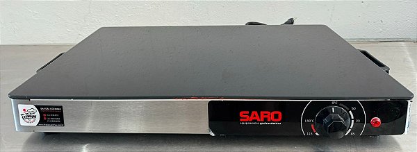 Mesa Térmica Rechaud Elétrico em Vidro Temperado 400W - SARO-MT [Seminovo]