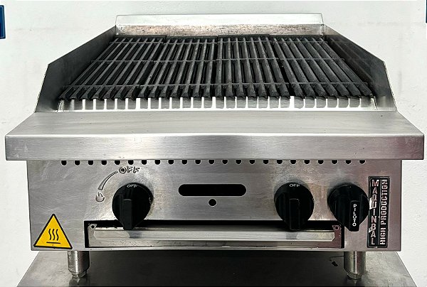 Char Broiler A Gás 61X73Cm High Production Maquinbal [Usado]