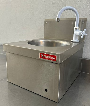 Lavatório / Pia de Assepsia S167 330X400X225mm - Sulfisa [Usada]