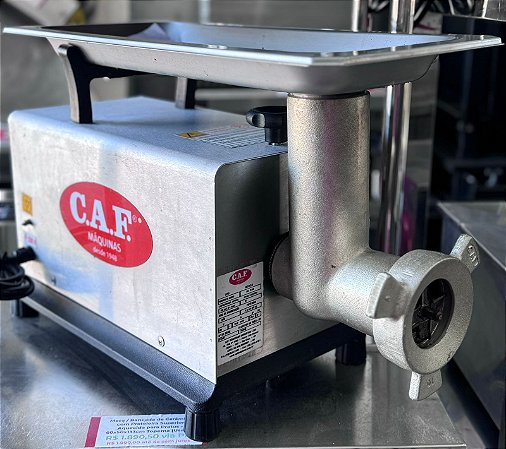 Moedor / Picador de Carne Aço Inox Boca 10 220 V - CAF/10 [Usado]