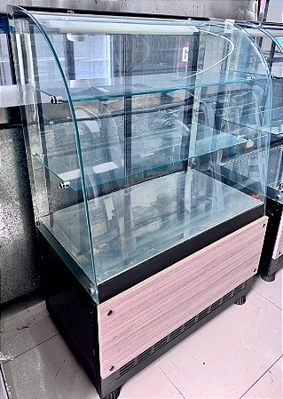 Vitrine Balcão Neutro/Seco Standard 80cm Preto - Bivolt DSN - Ômega [Usado]