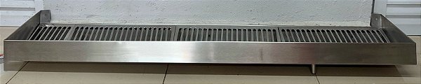 Escorredor de Pratos de Inox 304 com Escoamento 1.70x28x15cm [Usada]