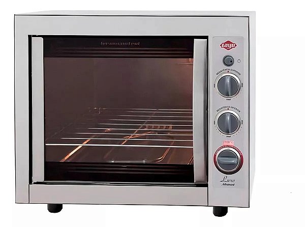 Forno de Bancada Elétrico Layr Advanced Luxo inox 2.4 46L aço inoxidável 220V [Novo / Sem uso]