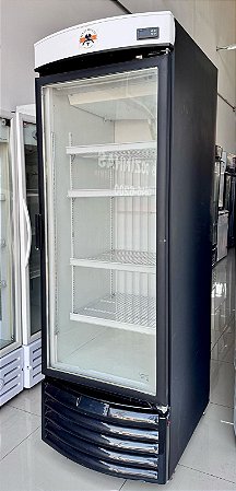 Freezer Vertical Expositor FrostFree 572l VF50F 220V Preto- Metalfrio [Usado]