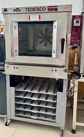 Forno Turbo Gás FTT-150 5 Esteiras - Elétrica Bivolt - Tedesco [Usado]
