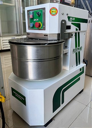 Amassadeira Espiral 25 kg (AR 25) * 3 velocidades 220V Monofásico - Reemaq [Seminova]