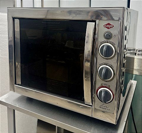 Forno Elétrico Luxo Inox Advanced 2.4 46L Cor Aço inoxidável 220V - Layr  [Usado]