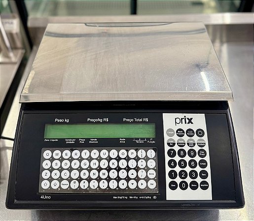 Balança Etiquetadora Toledo Prix 4 Uno Com Impressor Wifi 32kg Div Min 2g Cor Preto [Seminovo]