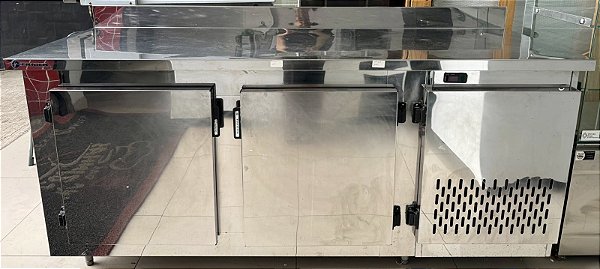 Balcão Refrigerado Inox 1,90 mt 220V Friger [Usado]