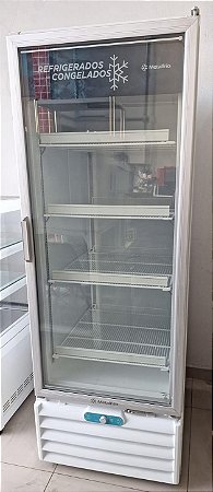 Freezer e Expositor Vertical Metalfrio 531 Litros Dupla Ação Porta de Vidro VF55