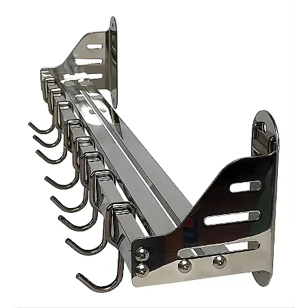 Suporte Prateleira de Cozinha com Ganchos de Inox Frankfurt [Usado]
