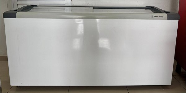 Freezer Horizontal Porta de Vidro 505 Litros Metalfrio NF55S Branco 220v [Usado]