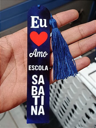 MARCA PAGINA EU AMO ESCOLA SABATINA