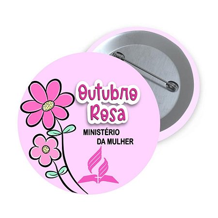 BOTOM OUTUBRO ROSA MINISTÉRIO DA MULHER