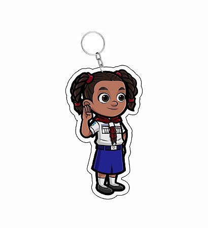 CHAVEIRO MENINA AVENTUREIRA