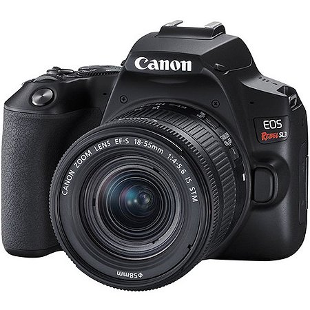 Câmera Canon SL3 com 18-55mm STM