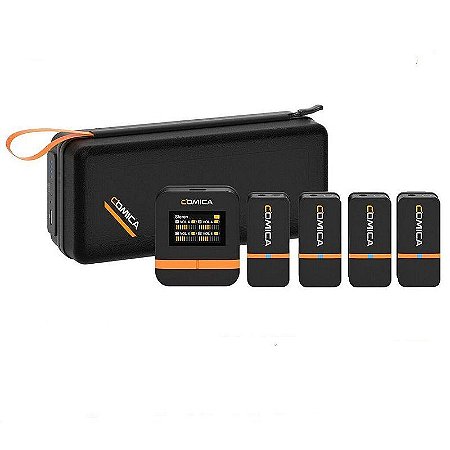 Microfone Sem Fio Comica Vimo Q 4 Mic Ios Android Cameras
