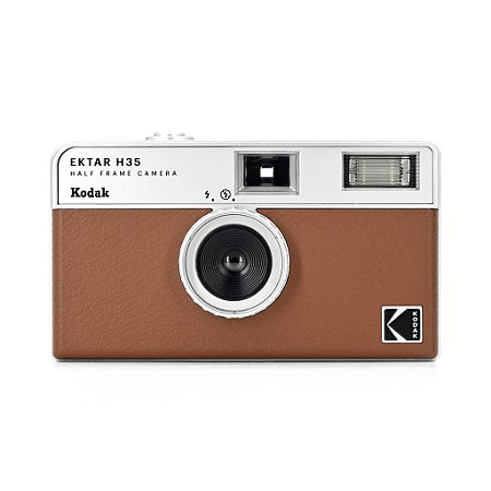 Câmera De Meio Quadro Kodak Ektar H35 - 35mm - Marrom