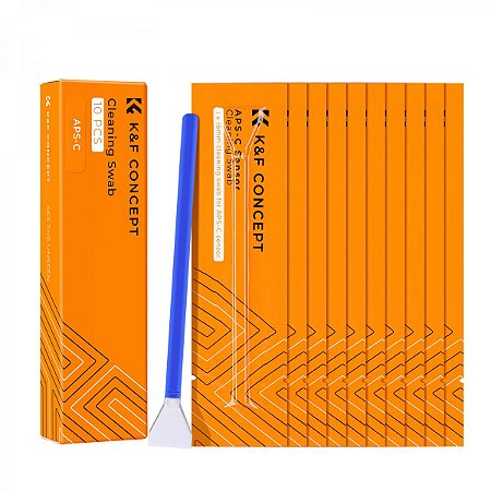 Kit De Limpeza K&F Concept Para Sensor Aps-c - 10 Un