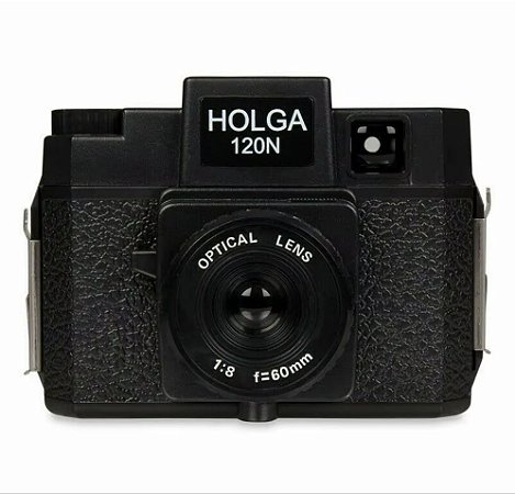 Câmera de Médio Formato 120mm Holga 120N - Preta