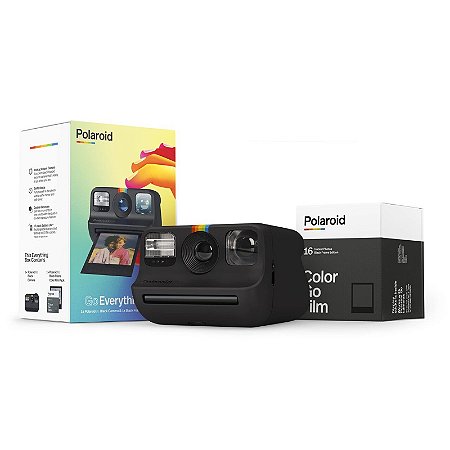 Câmera Instantânea Polaroid Go Everything Box - Preto