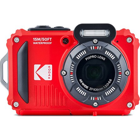 Câmera Subaquática Kodak Pixpro WPZ2 Com Wifi - Vermelho