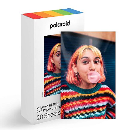 Cartucho Papel Fotográfico Polaroid Hi-Print 2x3 - 20 fotos