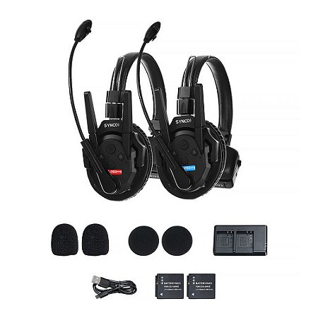 Sistema Intercomunicação Sem Fio Synco Xtalk XPro2 Duplo