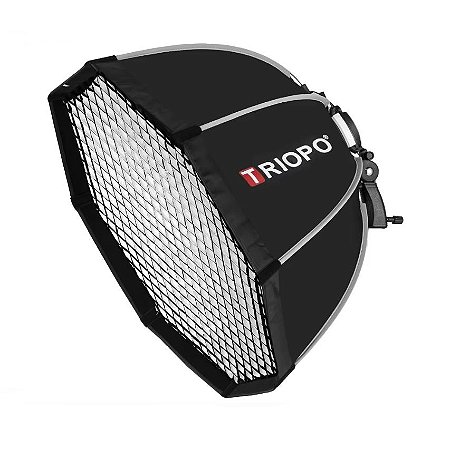 Softbox Octagonal Triopo 65cm Para Speedlite Com Grid - KS65