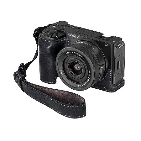 Cage Plate Couro Smallrig P/ Sony Zv-e10 Ii Com Alça