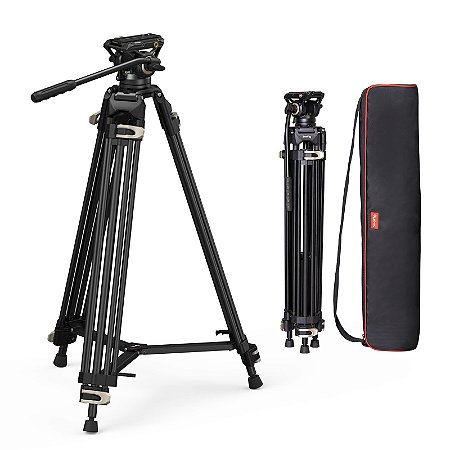 Tripé Profissional SmallRig AD-01 com Cabeça Fluida (3751B)
