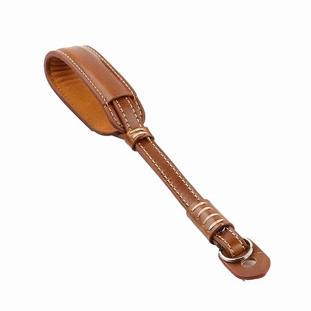 Alça de Mão Pulso Para Câmera Couro Handstrap - Marrom