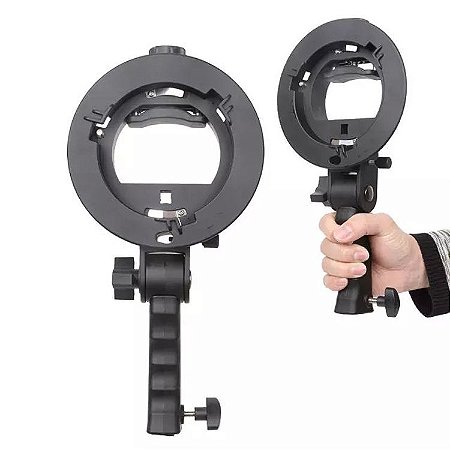 Suporte Mão Tripé Para Flash Speedlite Com Bowens Sombrinha
