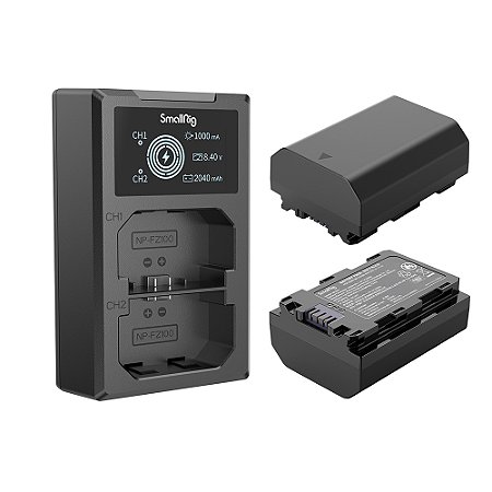 Kit Bateria e Carregador Smallrig Para Sony NP-FZ100 - 3824B