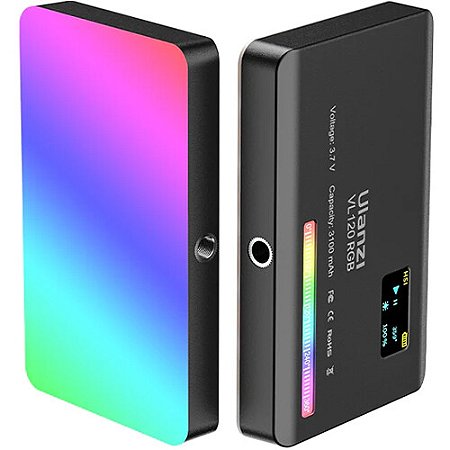 Iluminador LED RGB Ulanzi VL120 para Foto e Vídeo