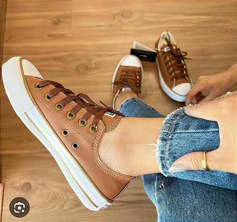 Tênis All Star Caramelo Premium