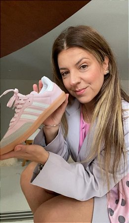 Tenis Samba Rosa Bebê