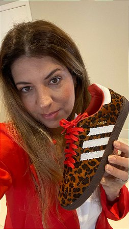 Tenis Samba Onça/Vermelho