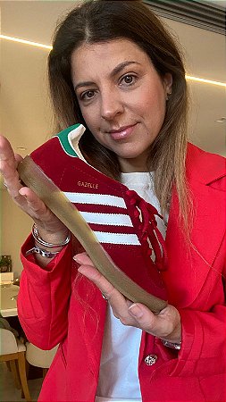 Tenis Gazelle Vermelho