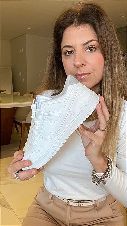 Tenis Dunk Branco Premium Unissex