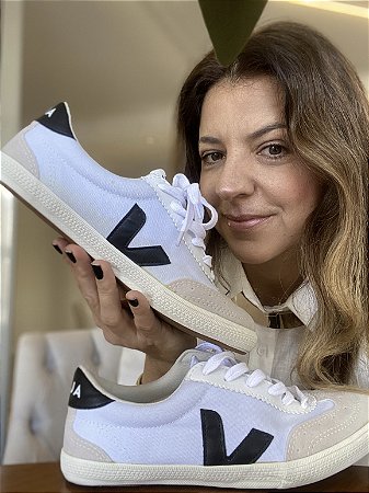 Tenis Veja Volley Branco/Preto