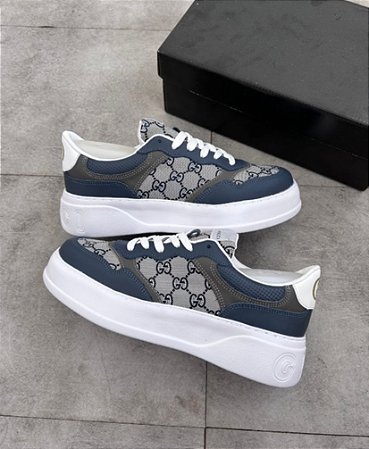 Tenis Unissex Gucci Azul Marinho