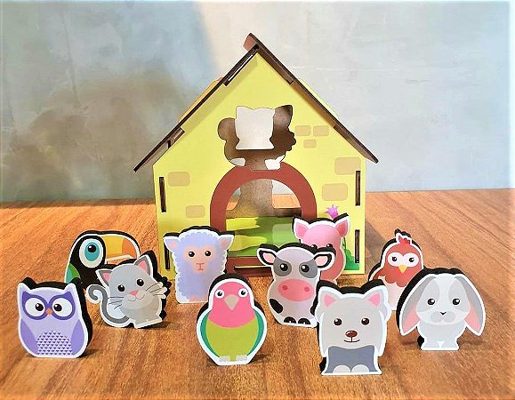 Passa Figuras Animais Fazendinha