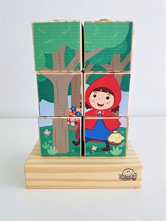 Cubos Histórias Chapeuzinho Vermelho