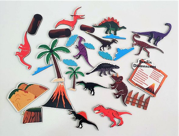 Conjunto Imantado Dinossauros